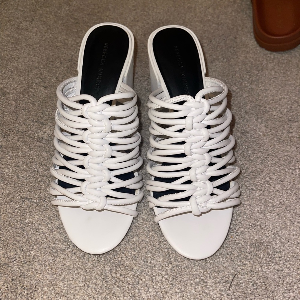 Rebecca Minkoff White Women's Heeled Sandals